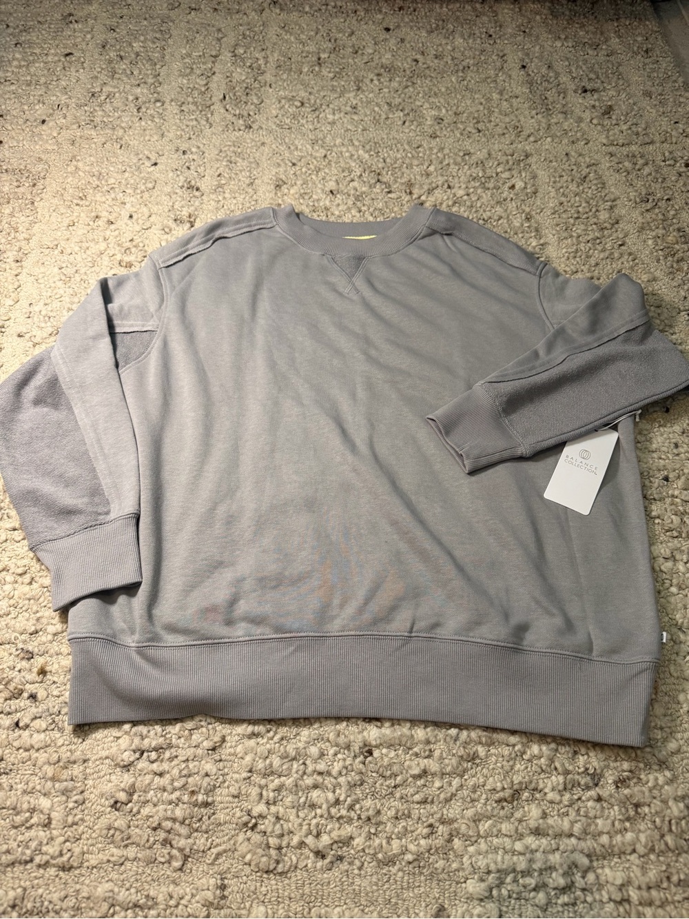 Balance Collection Grey Crewneck Sweatshirt